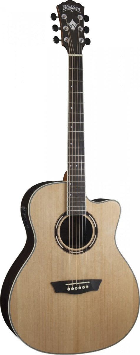 Washburn AG70CE Chitarra Acustica Elettrificata Grand Auditorium Cutaway