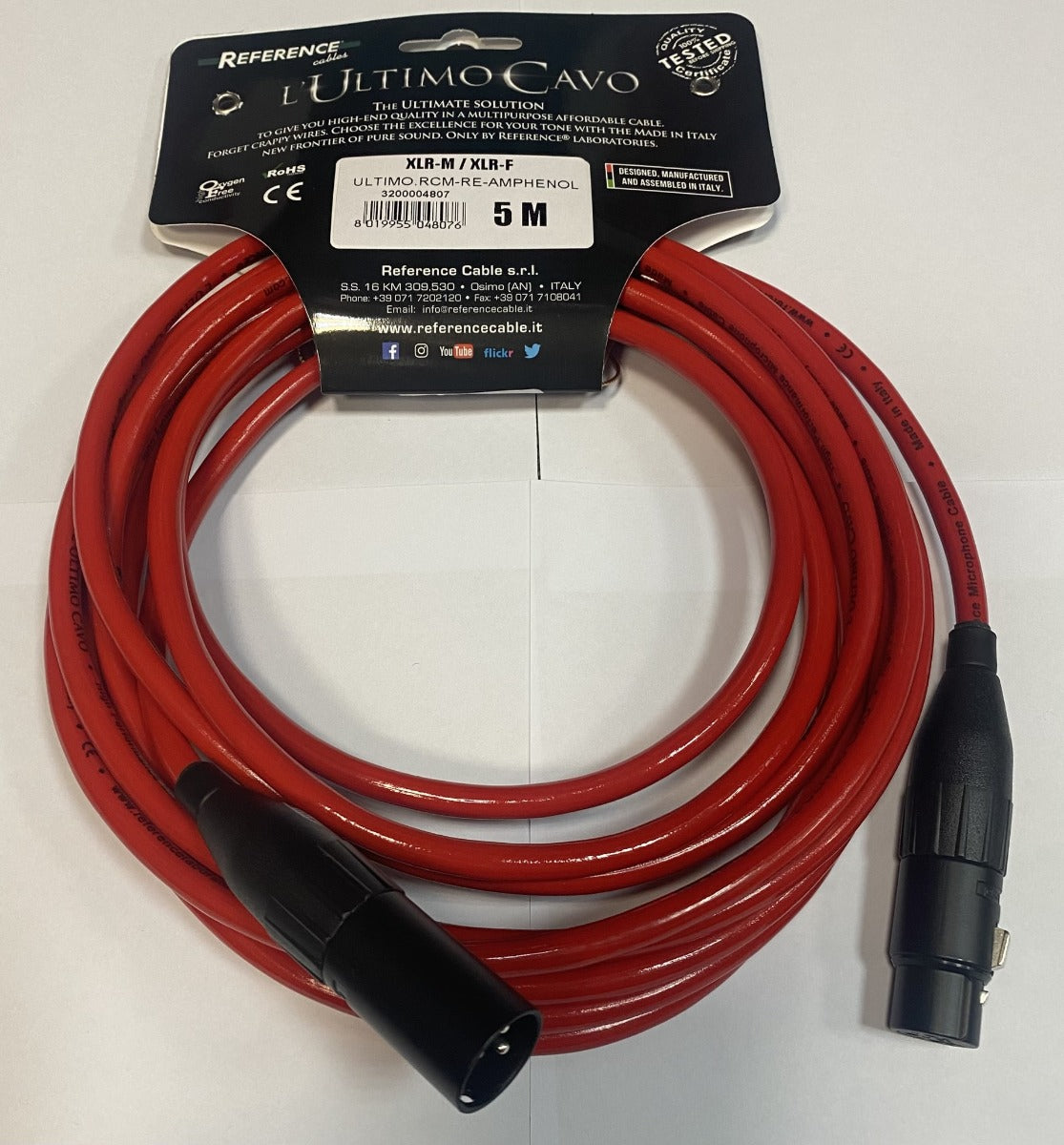 Reference Ultimo RCM-RE-MF-5-A Cavo per Microfono
