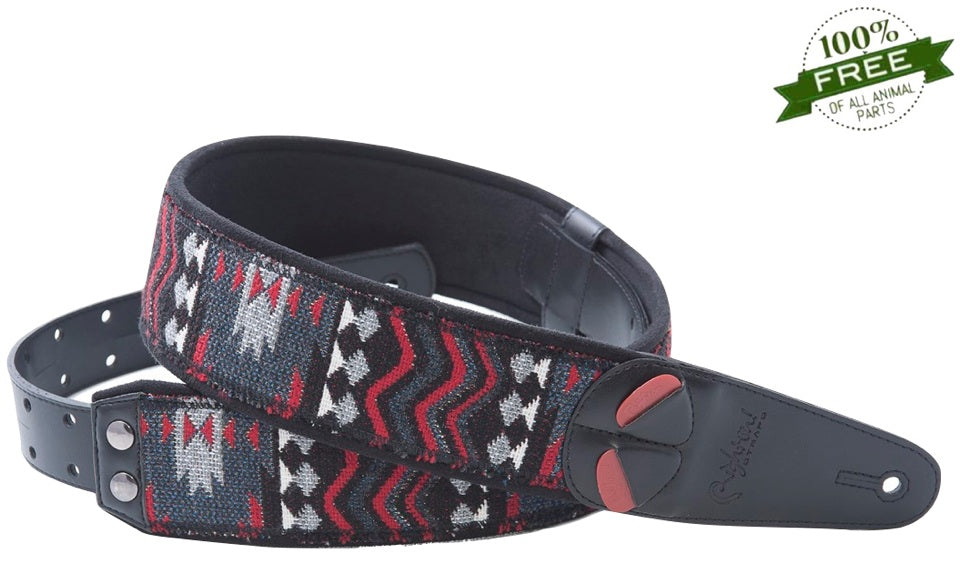 RIGHTON STRAPS Azteca Black Tracolla per chitarra e basso