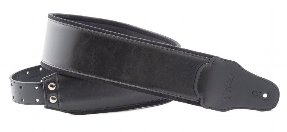 RightOn Straps CHARME -80 Black Tracolla imbottita per chitarra e basso new
