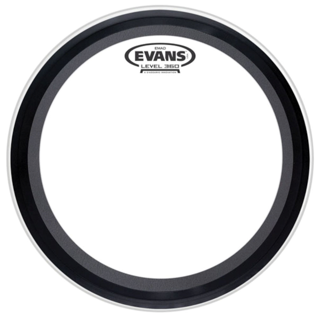 Evans EMAD Trasparente Pelle per Cassa da 22"