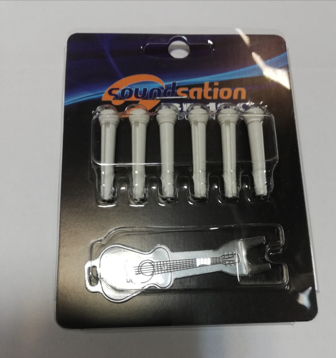 SOUNDSATION BR100 SET 6 PIROLI PER ACUSTICA CON REMOVE  BIANCHI