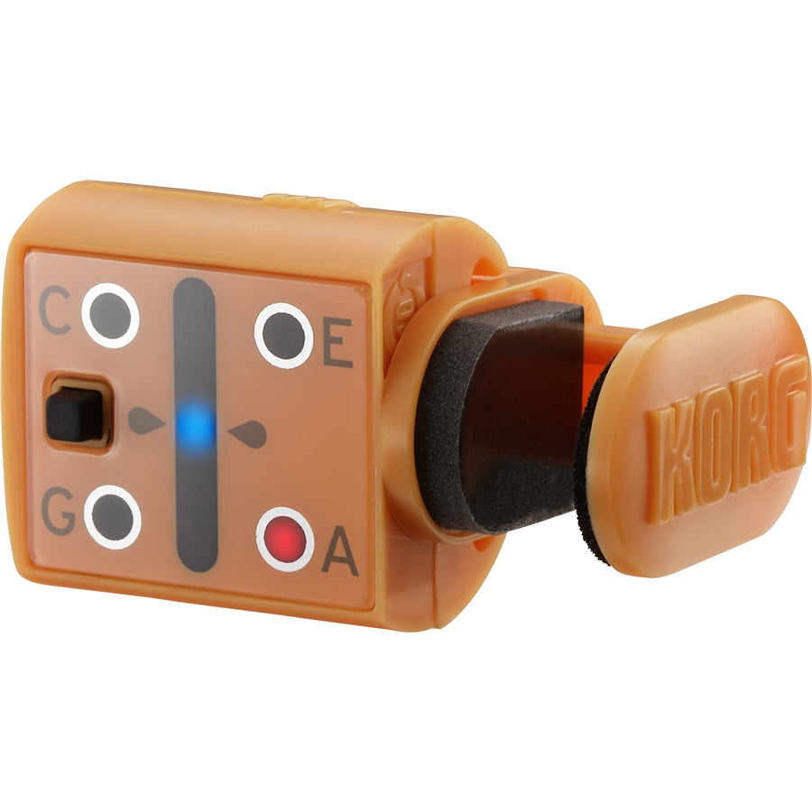 Korg MiniPitch-OR Accordatore per ukulele - arancio tramonto