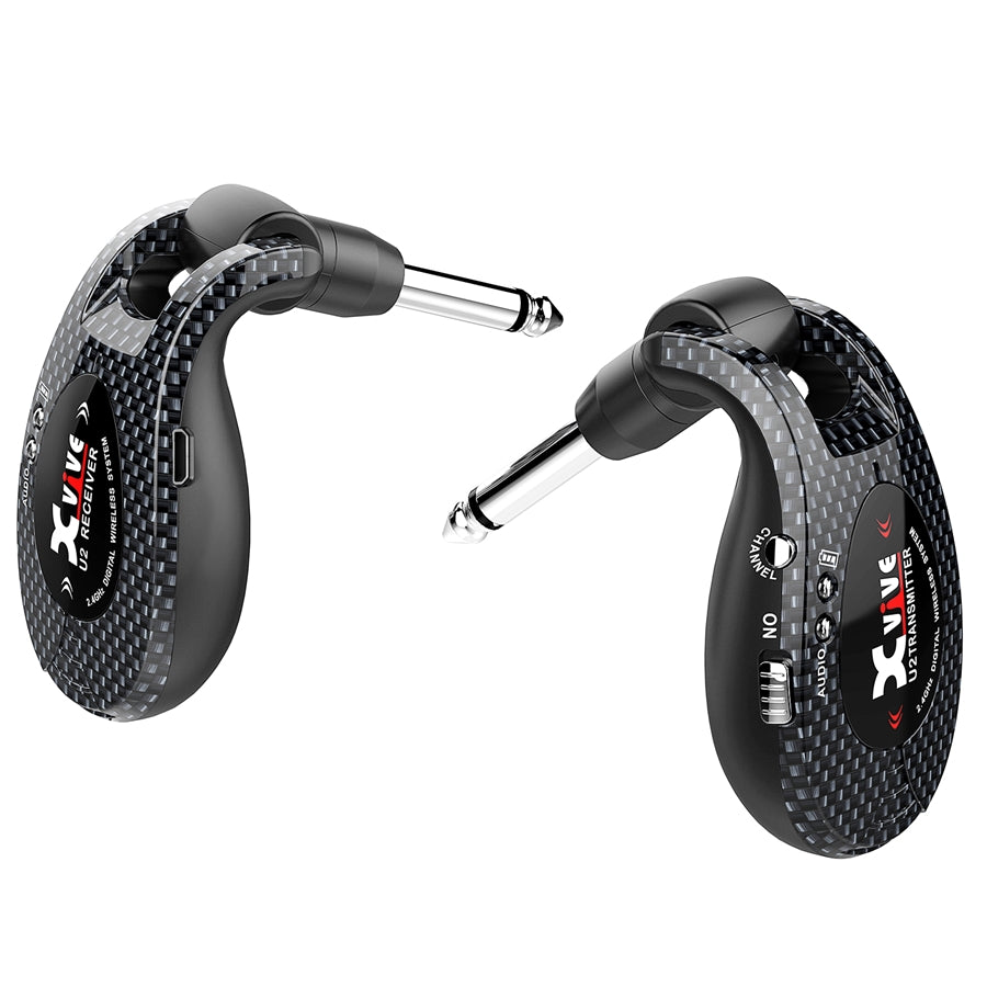 XVive U2 Carbon sistema di trasmissione audio per chitarra e basso