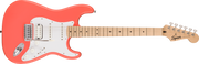 Fender Squier Sonic Stratocaster HSS, Maple Fingerboard, White Pickguard, Tahitian Coral