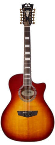 D'Angelico Premier Fulton Iced Tea Burst 12 Corde