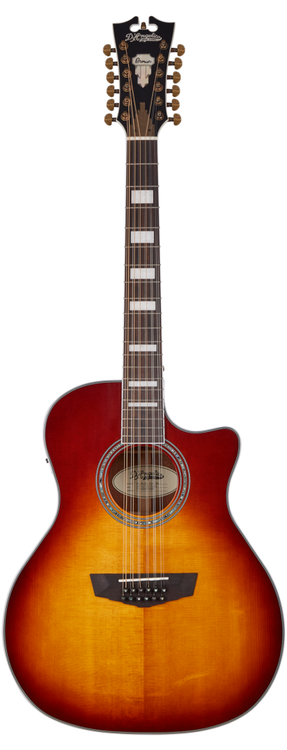 D'Angelico Premier Fulton Iced Tea Burst 12 Corde