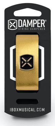 IBOX MUSICAL Damper DM SM02 Metallic Gold Leather / Iron Tag