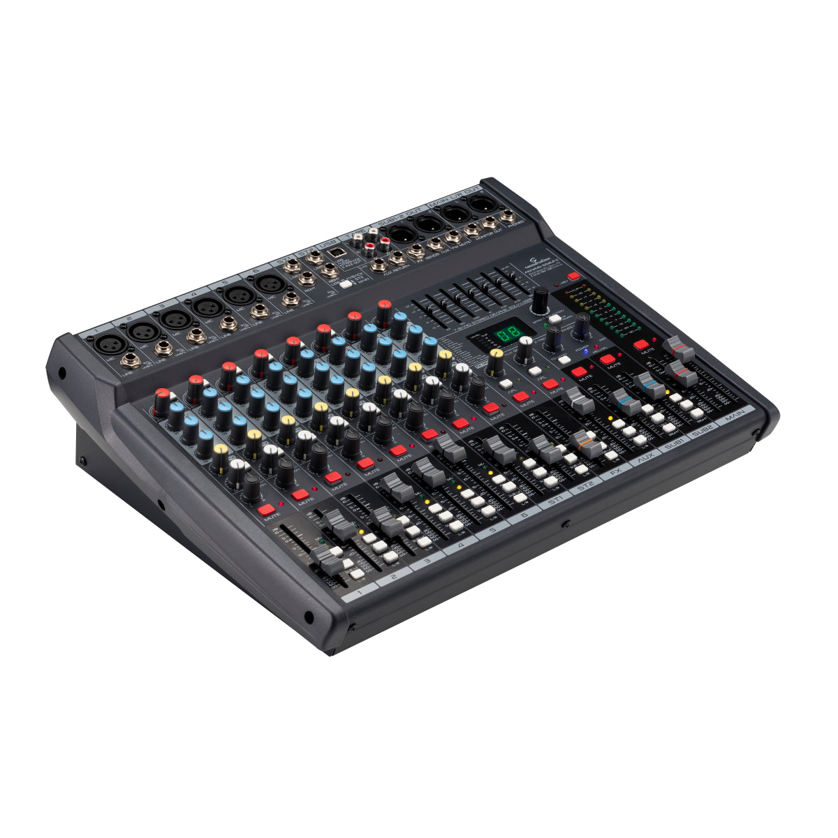 SOUNDSATION ALCHEMIX 602UFX Mixer Professionale 10-canali con Multieffetto Digitale a 24-bit Scheda In/Out Stereo USB