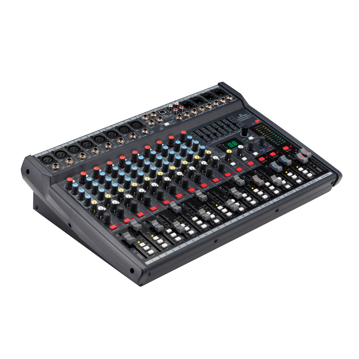 SOUNDSATION ALCHEMIX 802UFX Mixer Professionale 12-canali con Multieffetto Digitale a 24-bit Scheda In/Out Stereo USB