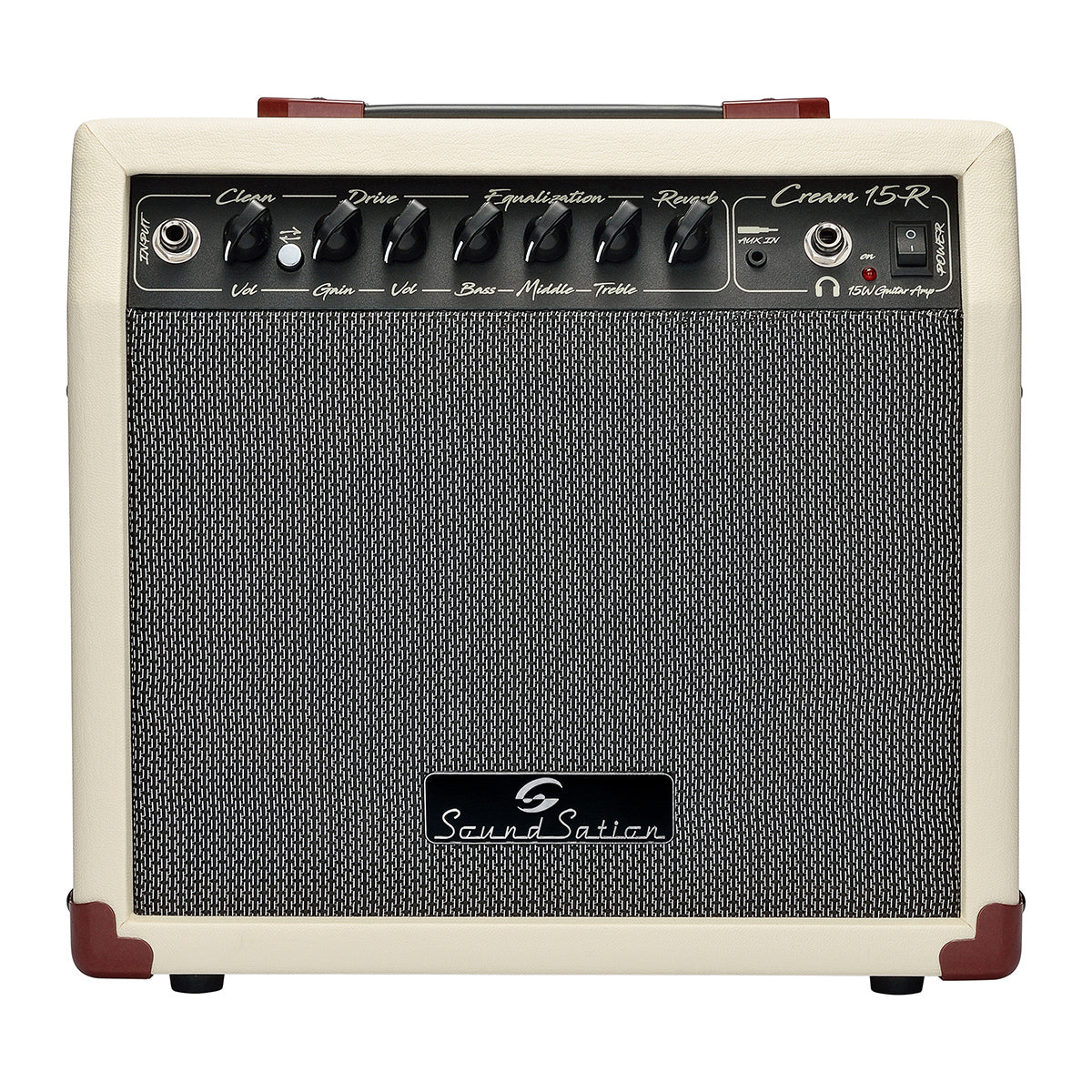 SOUNDSATION CREAM-15R Combo vintage per chitarra elettrica 15W con riverbero