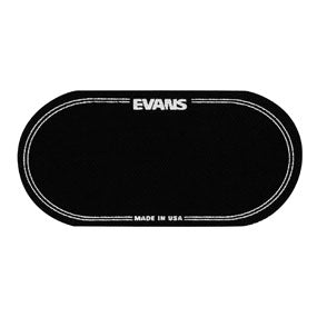 Evans EQPB" EQ Black Nylon Double Patch confezione da 2 pezzi per doppio pedale