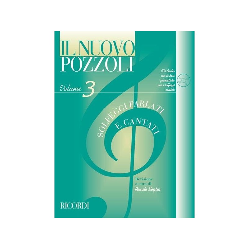IL NUOVO POZZOLI - SOLFEGGI PARLATI E CANTATI VOL. 3 + CD
