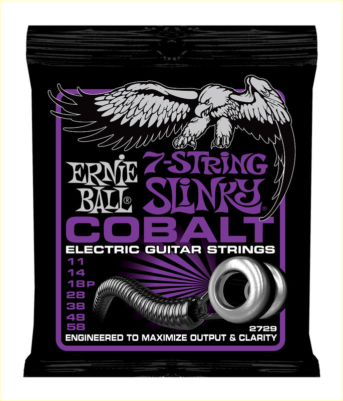 Ernie Ball 2729 Cobalt Power Slinky 7 corde