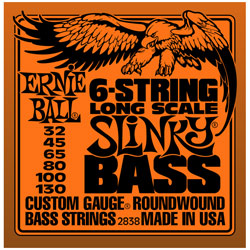 ERNIE BALL 2838 - 6-String Long Scale Slinky Bass