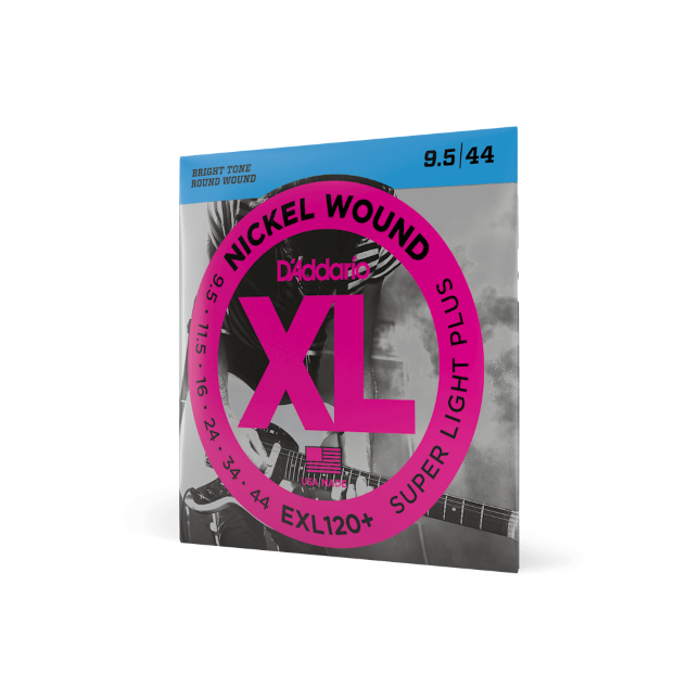 D'Addario EXL120+ Nickel Wound, Super Light Plus, 9.5-44