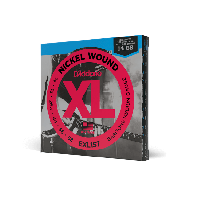 D'Addario EXL157 Nickel Wound, Baritone Medium, 14-68