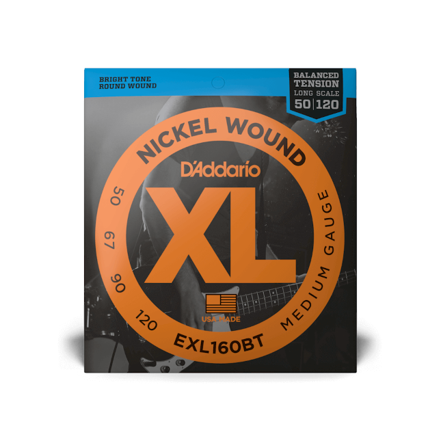 D'Addario EXL160BT Nickel Wound, Balanced Tension Medium, 50-120, Long Scale