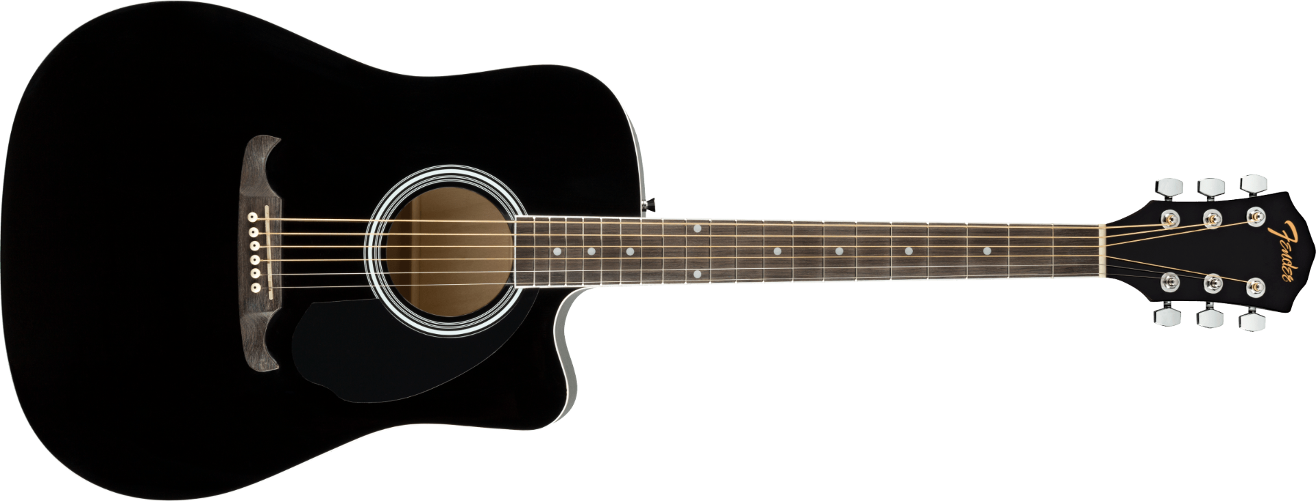 Fender FA-125CE DREADNOUGHT, BLACK WN