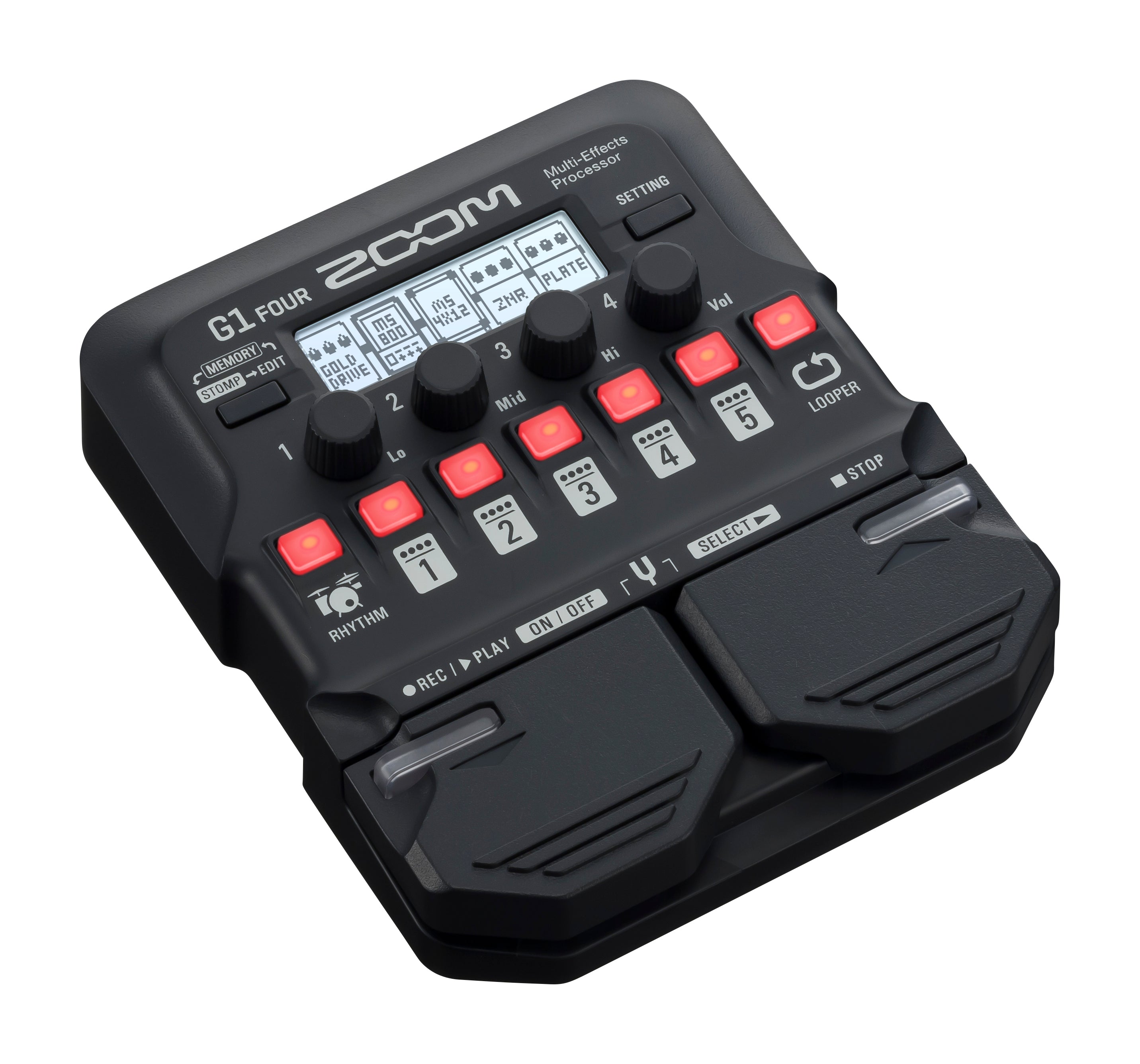 Zoom G1 FOUR - pedaliera multieffetto - amp-simulator per chitarra