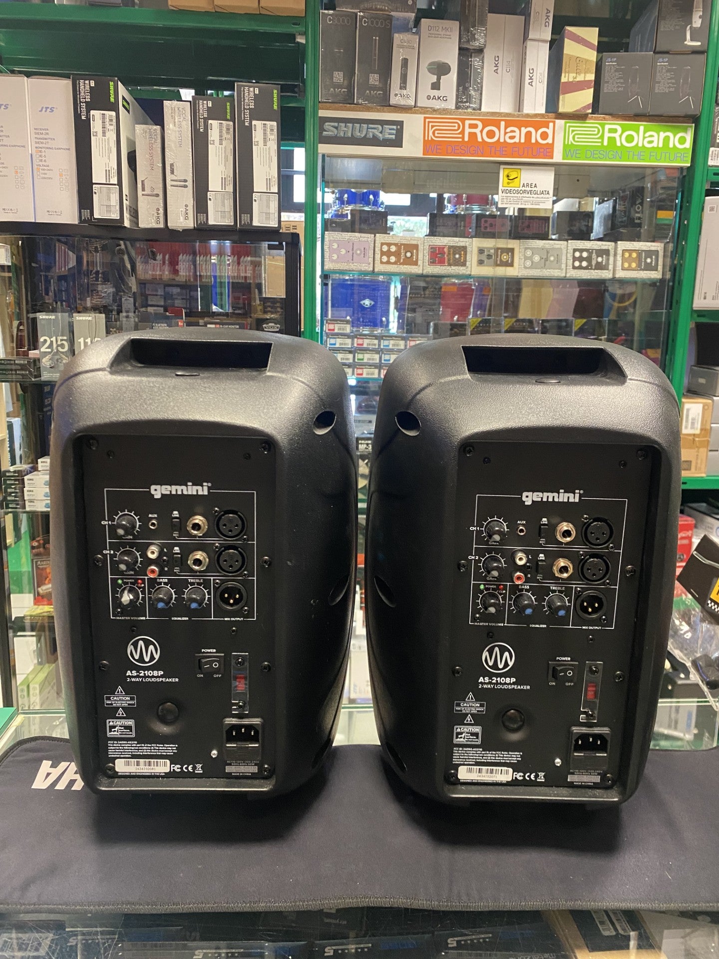 GEMINI AS-2108P Coppia Diffusori Usati