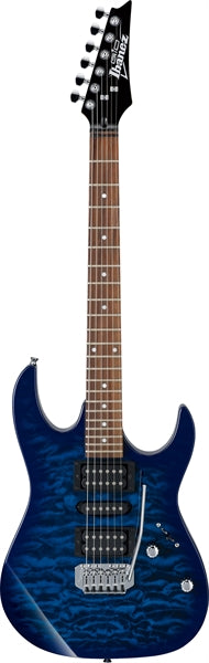 Ibanez GRX70QA-TBB Transparent Blue Burst