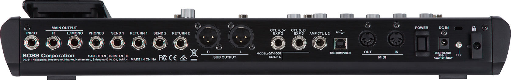 Boss GT-1000 Pedaliera Multieffetti per Chitarra