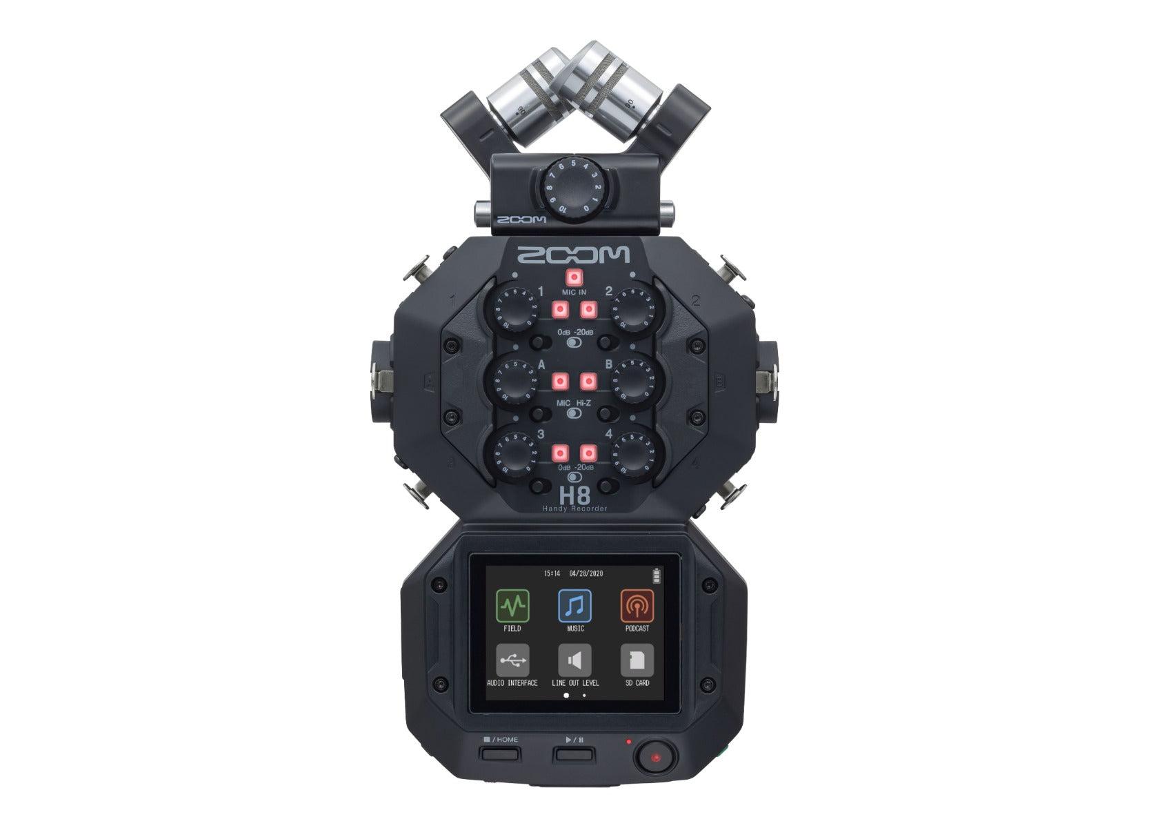 ZOOM H8 Registratore a 8 tracce - Interfaccia USB