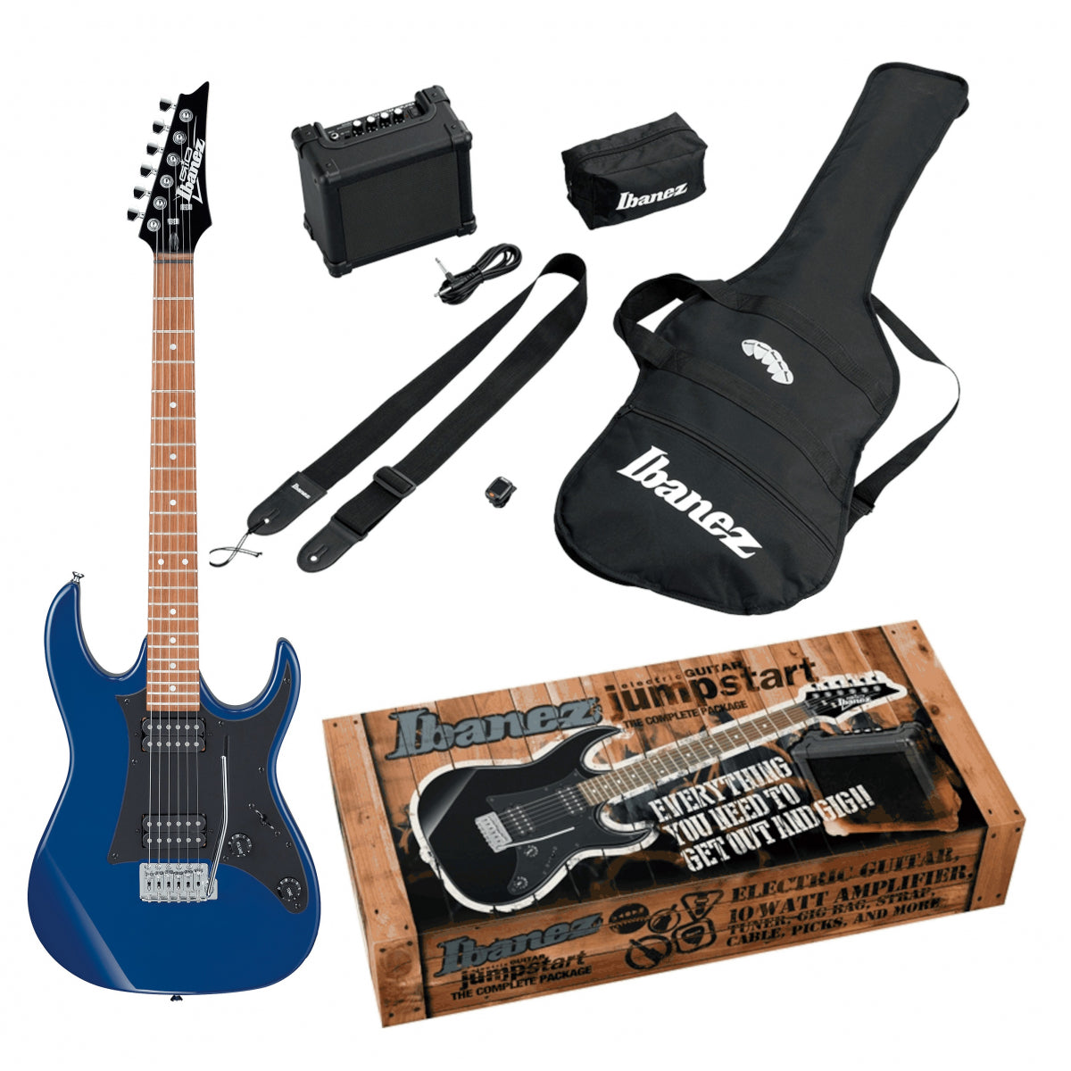 Ibanez IJRX20BL  Blu Guitar Pack