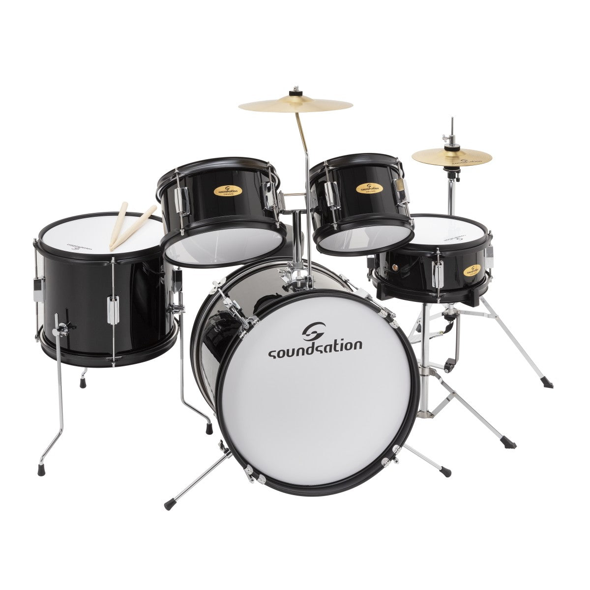 SOUNDSATION JDK100-BK Drum Set 5 pcs junior black