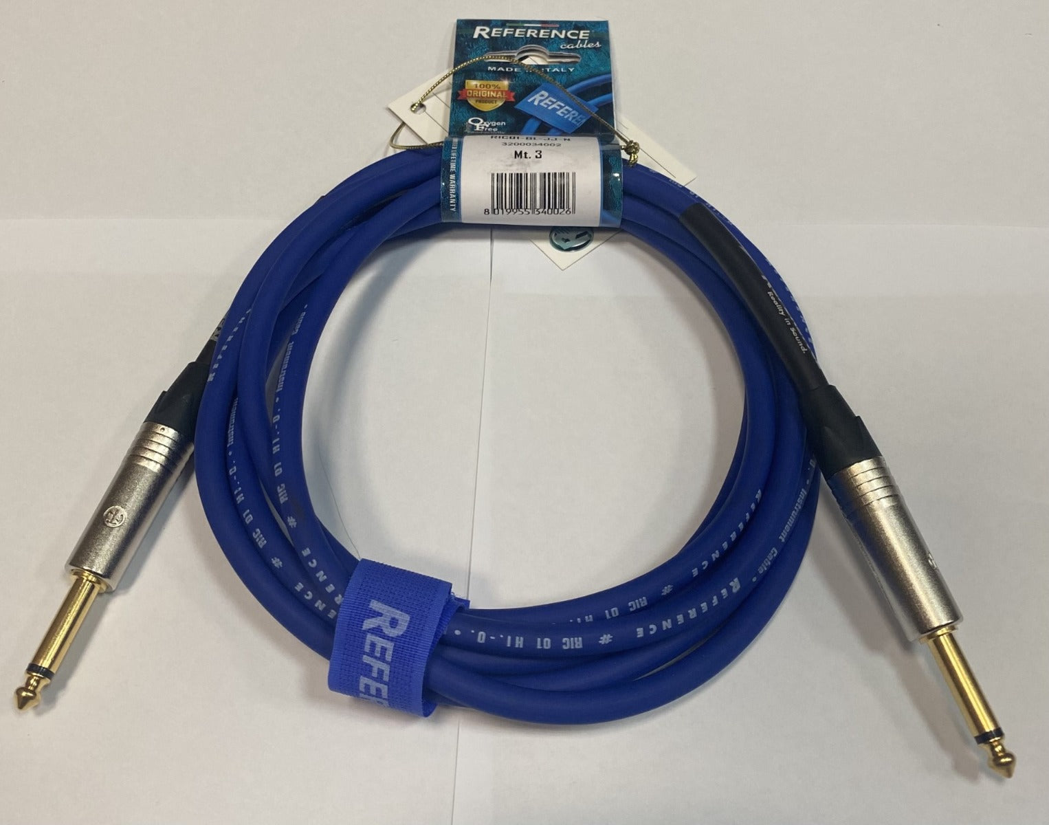 REFERENCE RIC01-BL-JJ-3-N (NP2X-AU) Cavo per strumenti