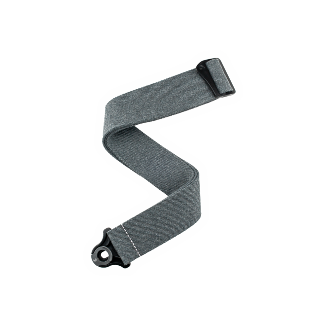 D'Addario 50BAL04 Tracolla per chitarra con sistema Auto Lock, Skater Grey