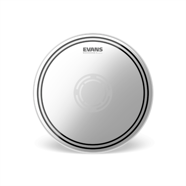 Evans EC Reverse Dot Pelle per rullante, 14 ", con rinforzo circolare