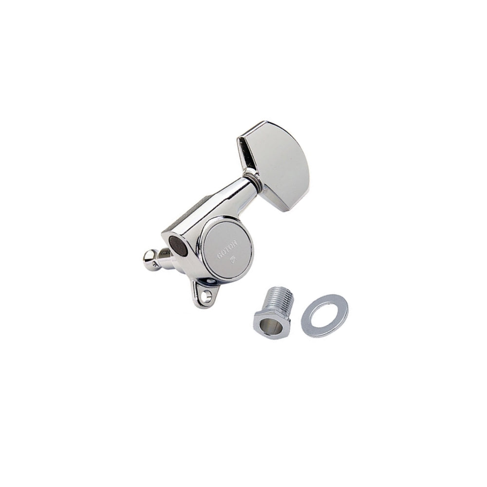 GOTOH SG381-01-C-L3R3 Meccaniche per Chitarra Elettrica e Acustica, L3+R3, Cromata