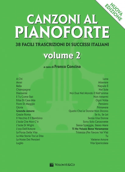 Canzoni al Pianoforte - Vol. 2 (Nuova edizione) Franco Concina