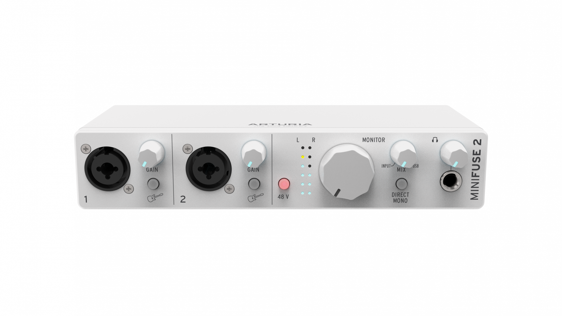 ARTURIA Minifuse 2 White Interfaccia Audio USB C 2 In Combo e 2 Out Bianca