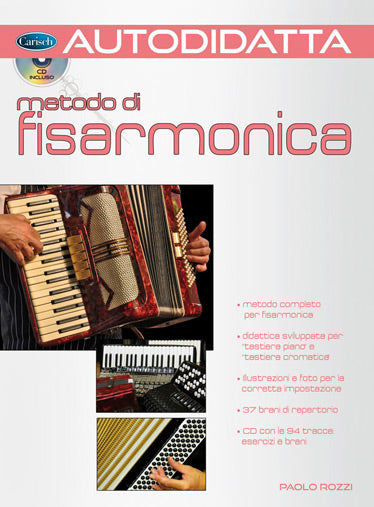 Autodidatta metodo di Fisarmonica con CD Rozzi Paolo