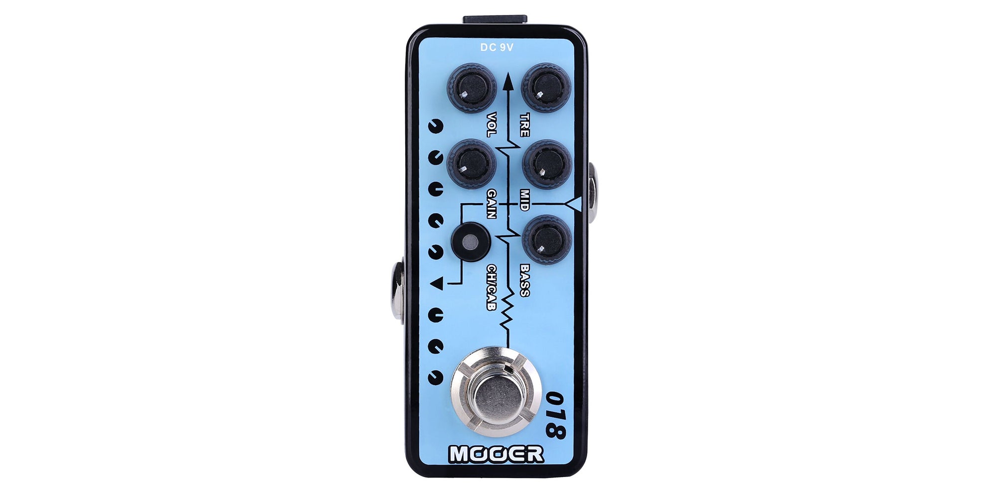 MOOER 018 CUSTOM 100 Preamplificatore due canali per chitarra elettrica