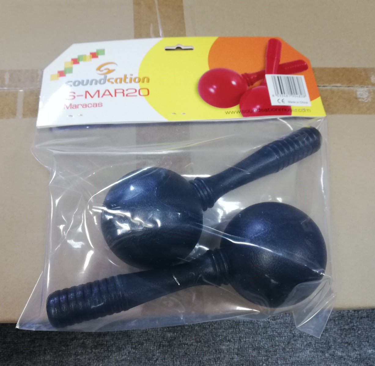 SOUNDSATION S-MAR20 Coppia maracas in ABS S888S Nere