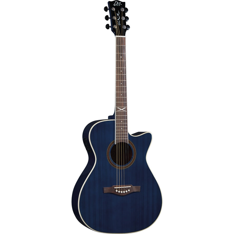 EKO GUITARS NXT A100CE SEE THROUGH BLUE