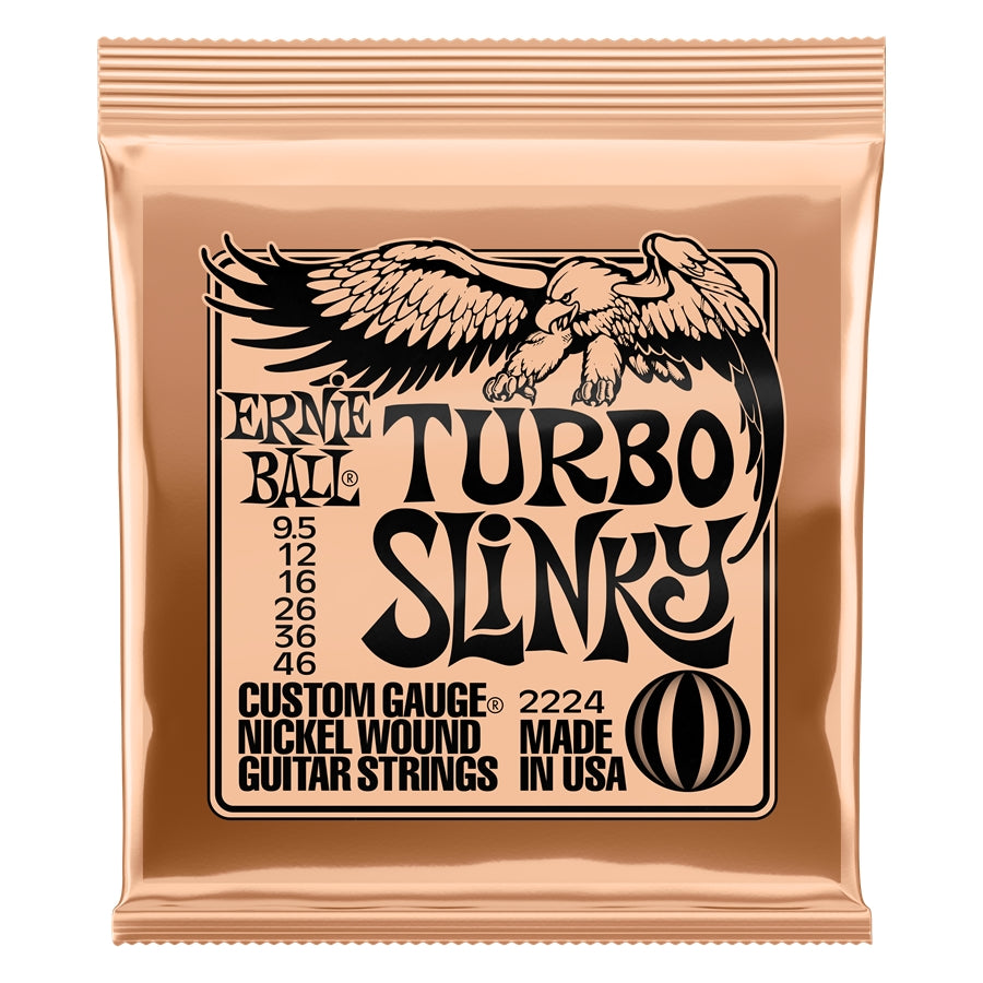 ERNIE BALL - 2224 NICKEL WOUND TURBO SLINKY 9,5-46