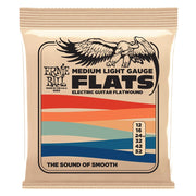 ERNIE BALL - 2582 MEDIUM-LIGHT FLAT EL GUITAR 12-52