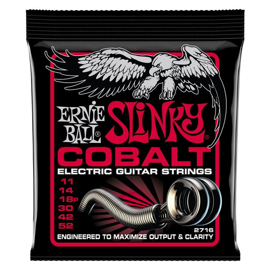 ERNIE BALL - 2716 BURLY SLINKY COBALT GUITAR 11-52