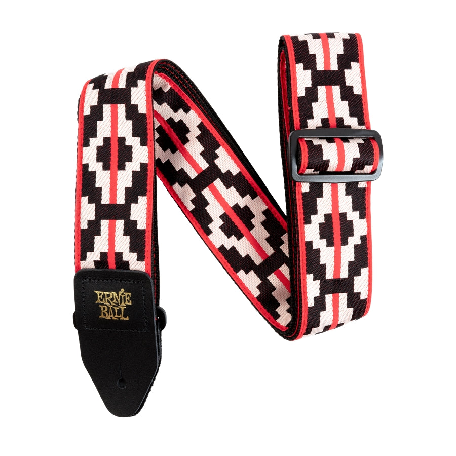 ERNIE BALL - 5322 TRACOLLA RISTRA RED JACQUARD STRAP