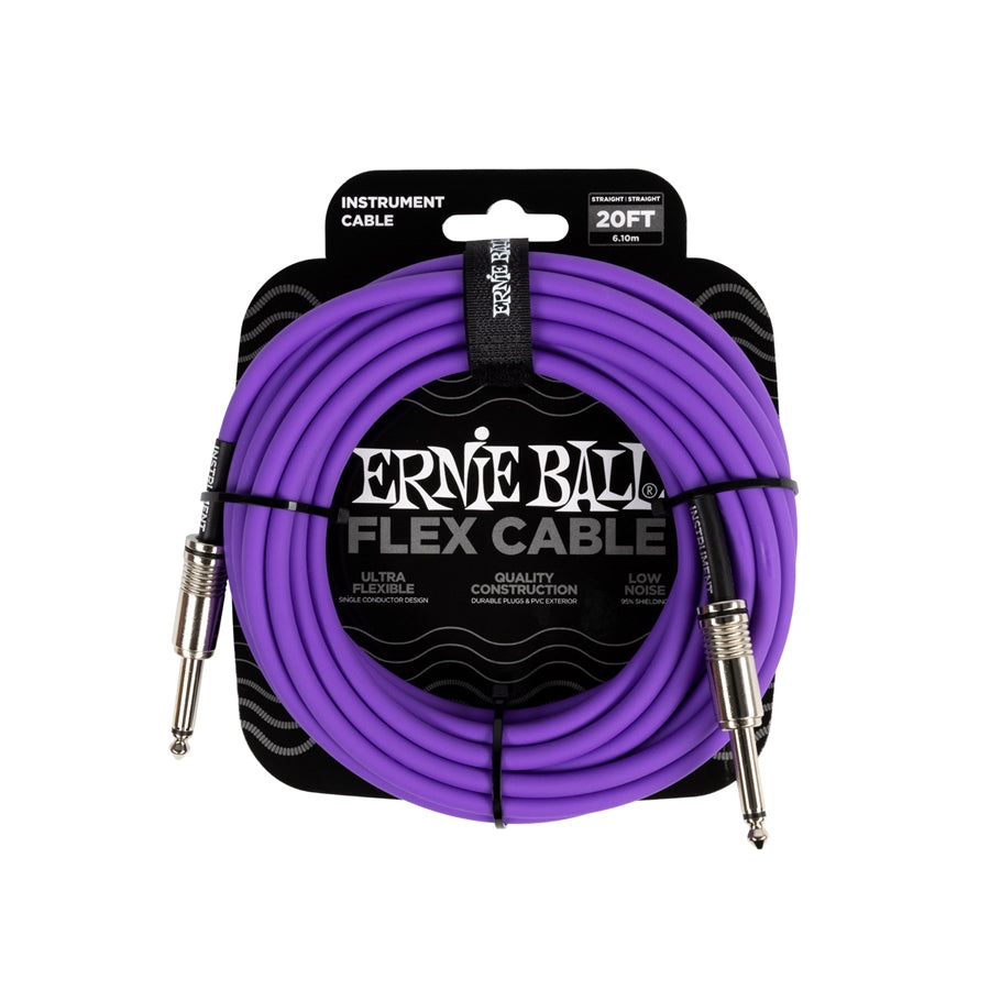ERNIE BALL - 6420 FLEX CABLE PURPLE 6M