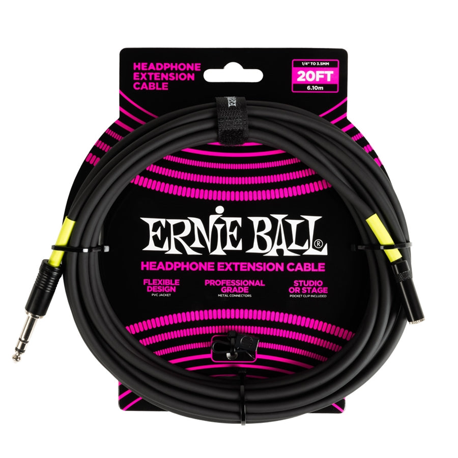 ERNIE BALL - 6423 PROLUNGA CUFFIE TRS JACK GRANDE 6M