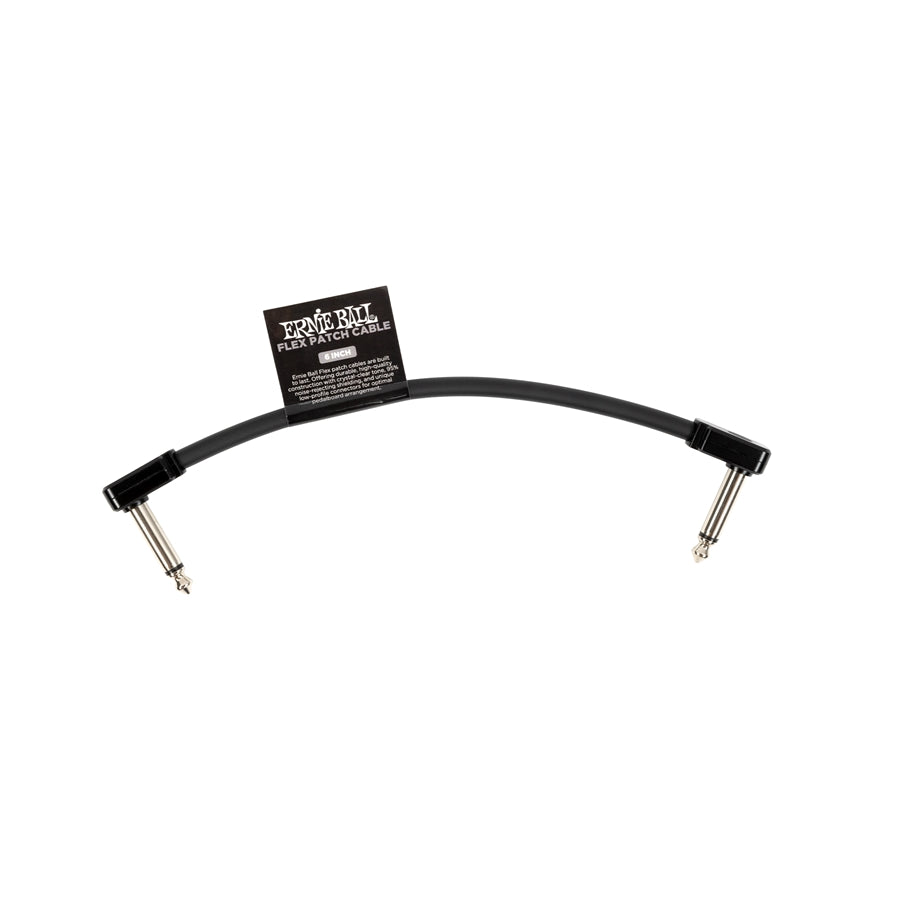 ERNIE BALL 6439 FLEX PATCH CABLE BLACK 15CM