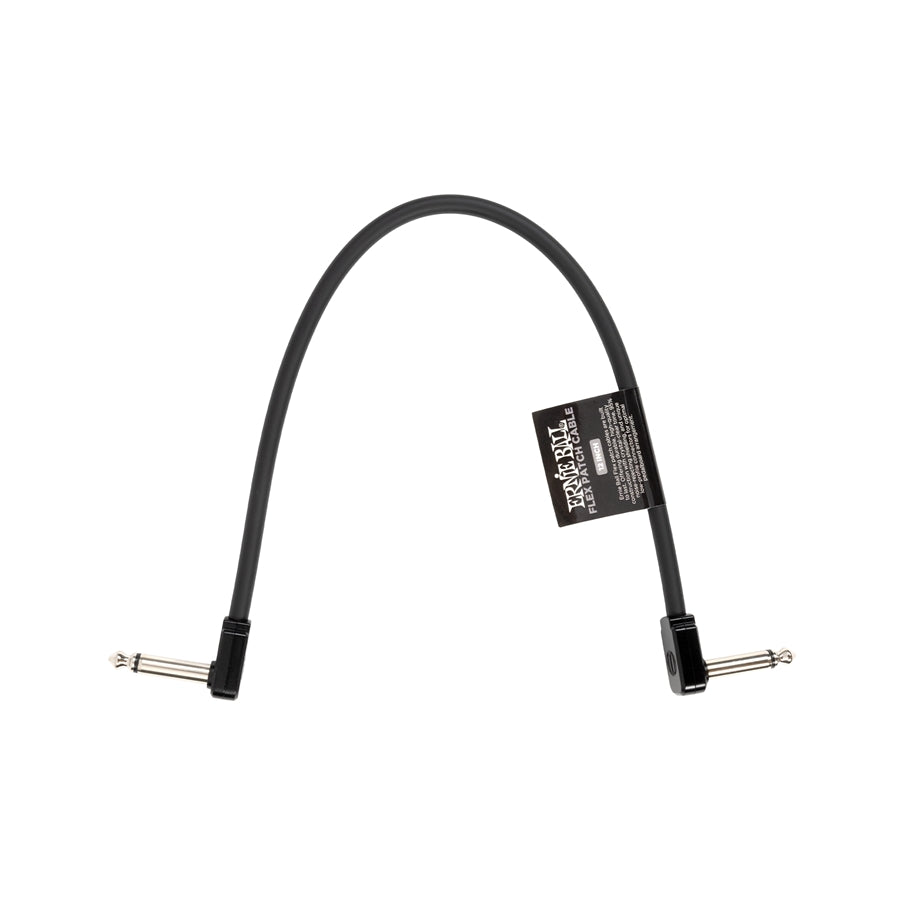 ERNIE BALL 6440 FLEX PATCH CABLE BLACK 30CM