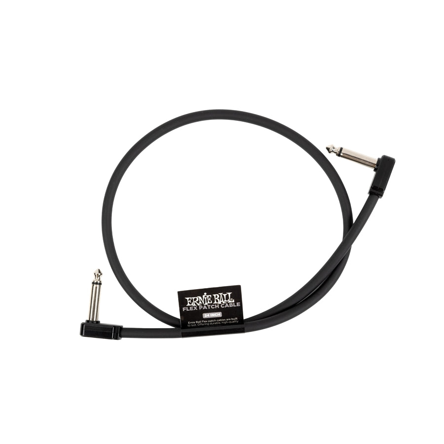 ERNIE BALL 6442 FLEX PATCH CABLE BLACK 60CM