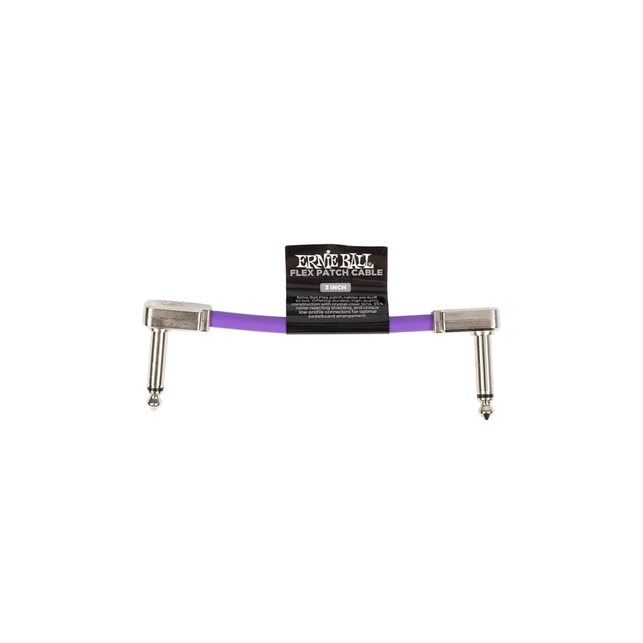 ERNIE BALL 6446 FLEX PATCH CABLE PURPLE 8 CM